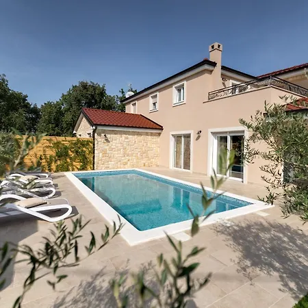 Villa Beautiful New With Pool, Near - By Traveler Tourist Agency Krk - Id 2400 *