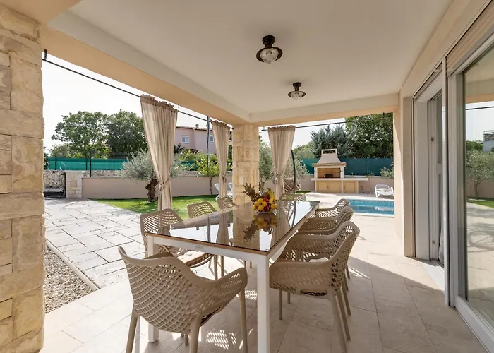 Beautiful New With Pool, Near - By Traveler Tourist Agency Krk - Id 2400 Pinezići