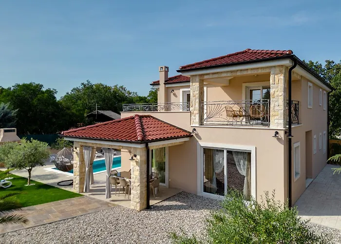 Villa Beautiful New With Pool, Near - By Traveler Tourist Agency Krk - Id 2400