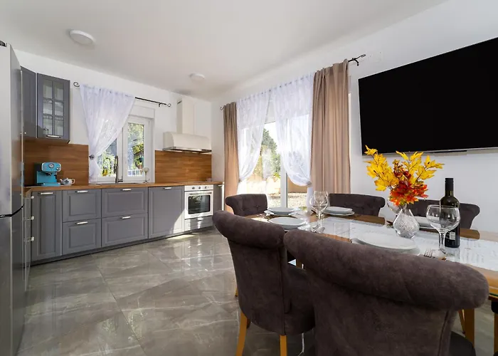 Beautiful New With Pool, Near - By Traveler Tourist Agency Krk - Id 2400 * Pinezići
