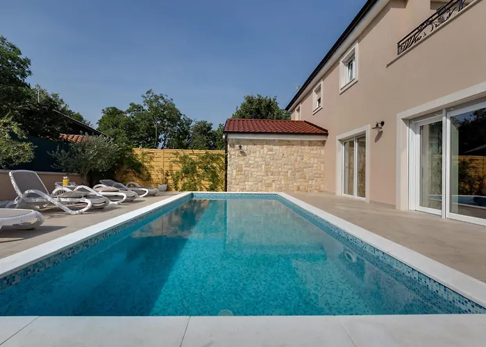 Beautiful New With Pool, Near - By Traveler Tourist Agency Krk - Id 2400 Villa *