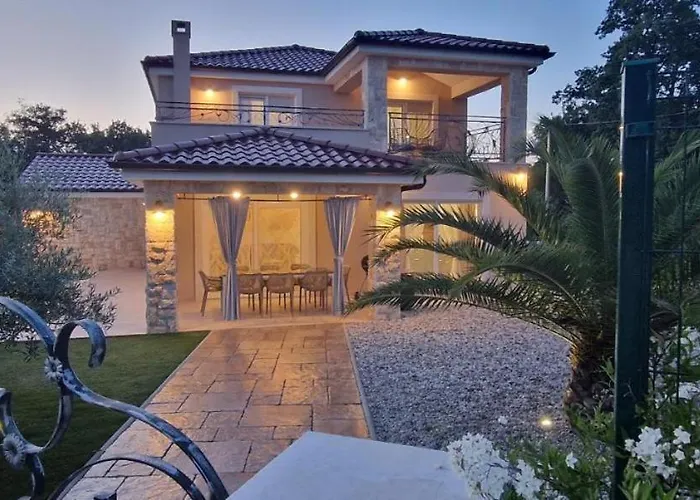 Beautiful New With Pool, Near - By Traveler Tourist Agency Krk - Id 2400 Villa