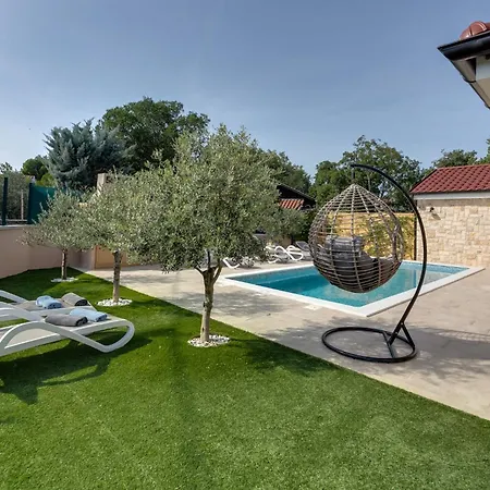 Willa Beautiful New With Pool, Near - By Traveler Tourist Agency Krk - Id 2400