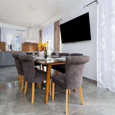 Beautiful New With Pool, Near - By Traveler Tourist Agency Krk - Id 2400 Willa