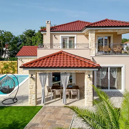 Beautiful New With Pool, Near - By Traveler Tourist Agency Krk - Id 2400 *