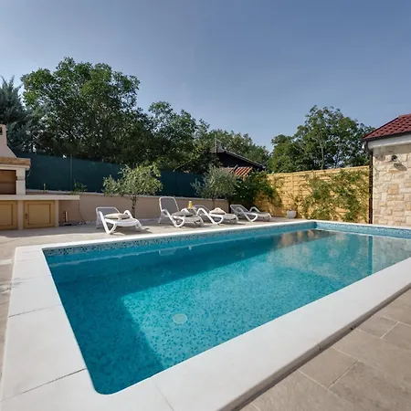 Beautiful New With Pool, Near - By Traveler Tourist Agency Krk - Id 2400 *