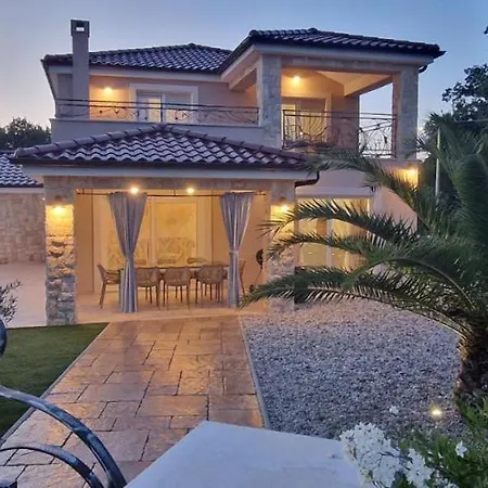 Beautiful New With Pool, Near - By Traveler Tourist Agency Krk - Id 2400 Vila