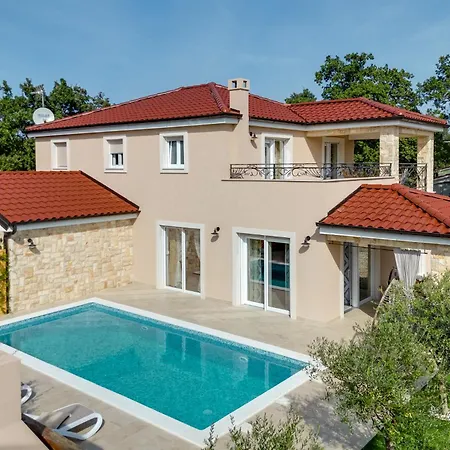 Villa Beautiful New With Pool, Near - By Traveler Tourist Agency Krk - Id 2400 *